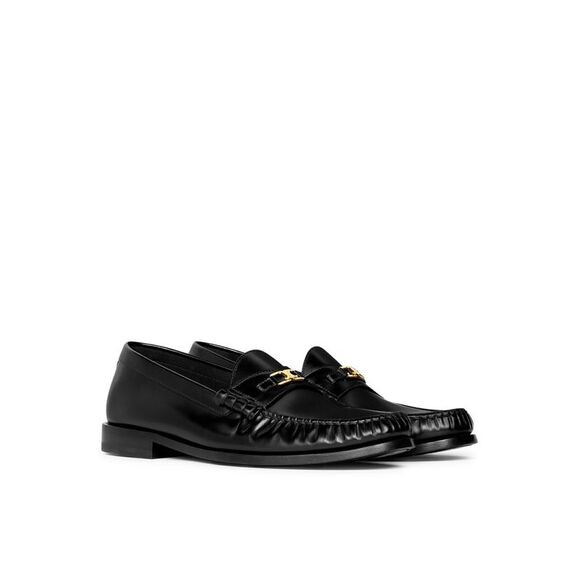 Celine Men Triomphe Celine Luco Loafers In Polished Bulls Leather - Picture 2 of 4